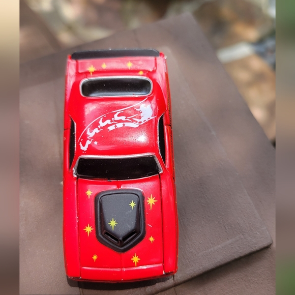 2000 Muscle Machines 69 Cuda  (red) Holiday Hot Rods 1/64 (LOOSE) - Picture 2 of 6